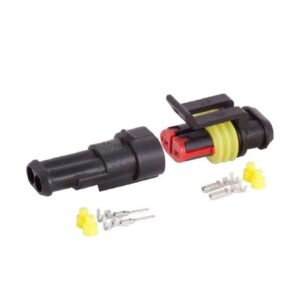 conector enchufe 2 pin impermeable